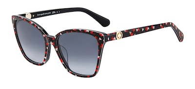 Foto 1 | Gafas De Sol Kate Spade Amiyah/g/s En Negro, Rojo Y Gris Sombreado Para W - Venta Internacional.