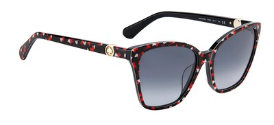 Foto 3 | Gafas De Sol Kate Spade Amiyah/g/s En Negro, Rojo Y Gris Sombreado Para W - Venta Internacional.