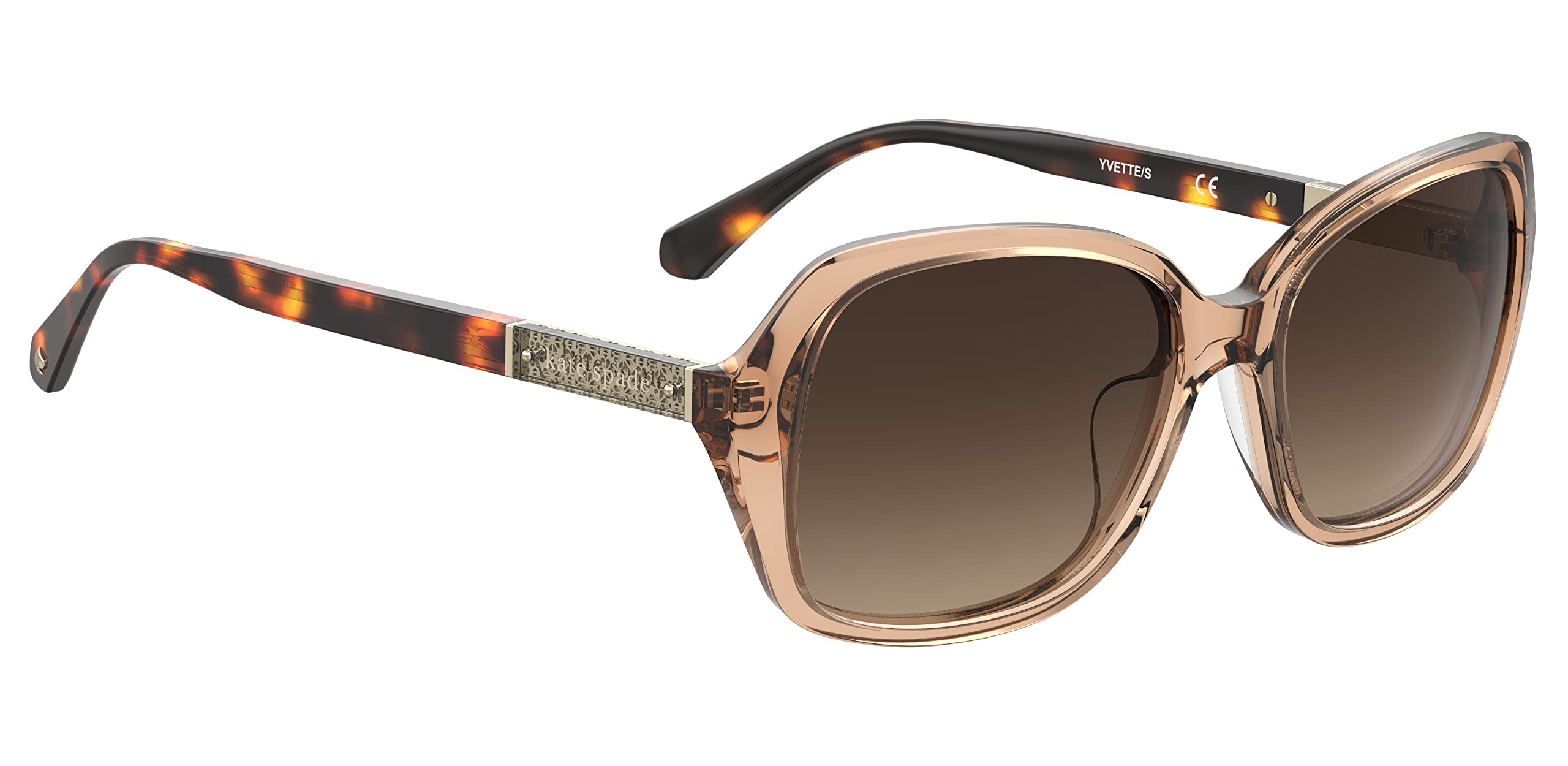 Foto 3 pulgar | Gafas De Sol Kate Spade New York Yvette/s Para Mujeres - Marrón - Venta Internacional.