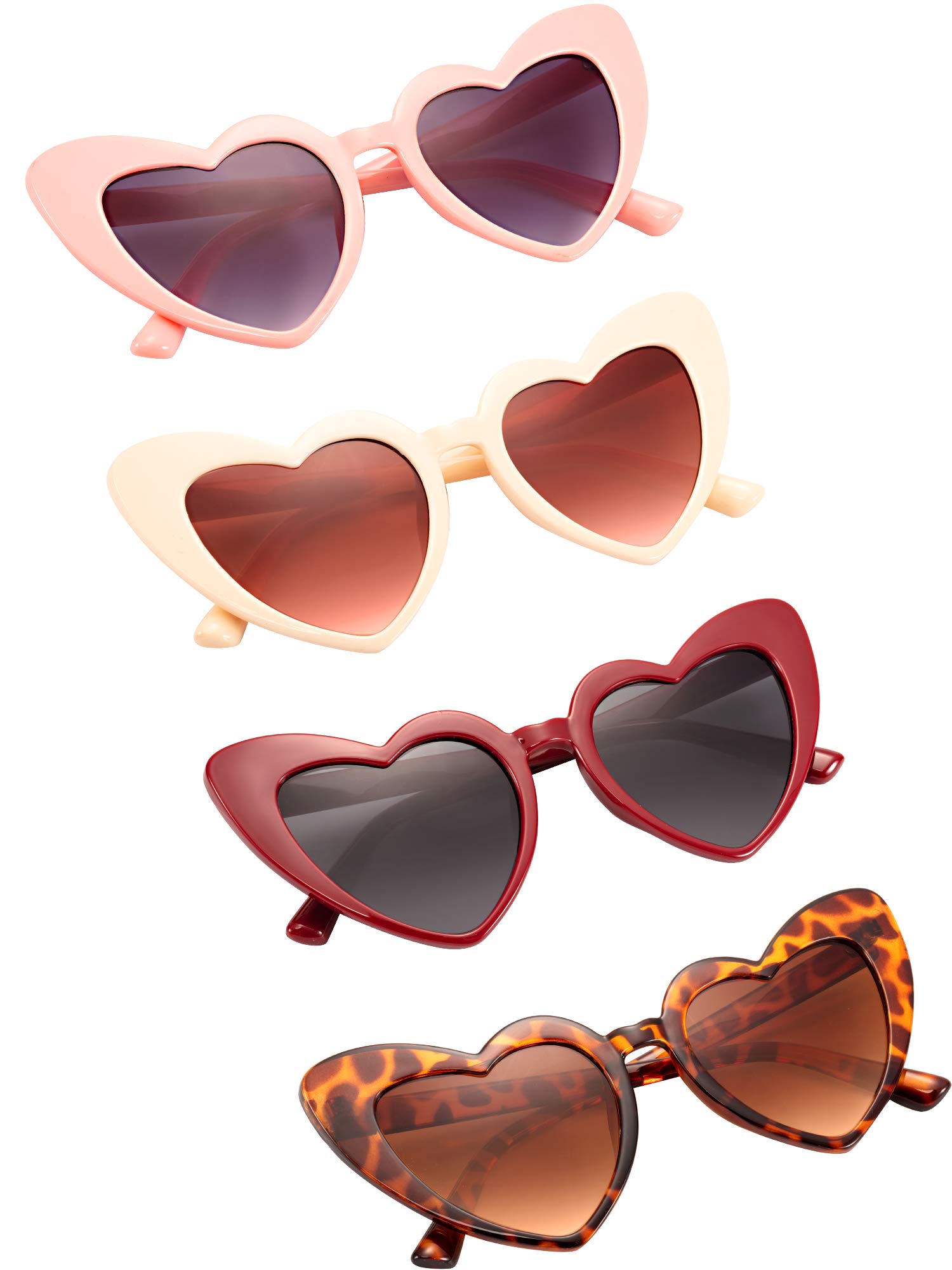 Foto 2 pulgar | Gafas De Sol Frienda En Forma De Corazón Con Forma De Ojo De Gato Vintage Con Bolsa De Tela - Venta Internacional.