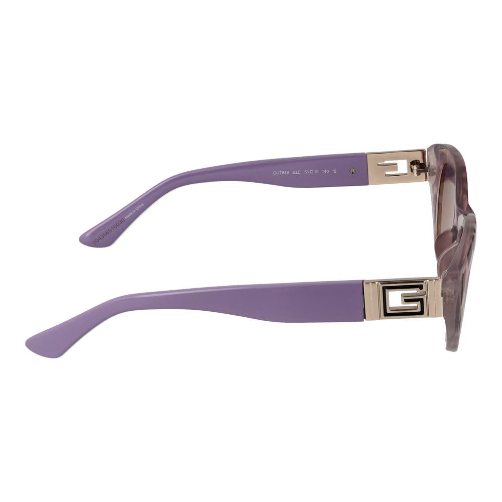 Foto 6 pulgar | Gafas de Sol Guess Violet Cat Eye Gu7849 para Mujer - Venta Internacional