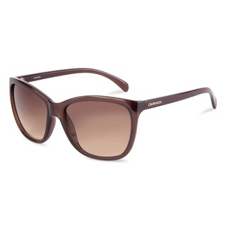 Foto 1 | Lentes de Sol para Mujer Calvin Klein Cuadrados CK19565S Marrones - Venta Internacional