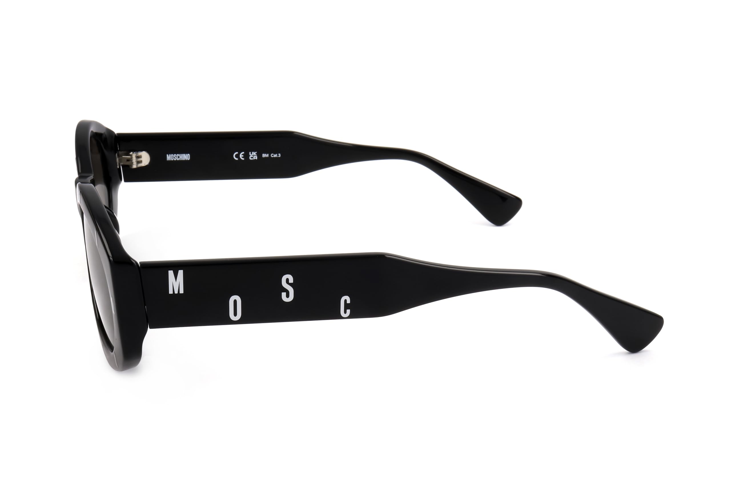 Foto 5 pulgar | Gafas De Sol Moschino Mos141/s Negro/gris Oscuro Para Mujer - Venta Internacional.