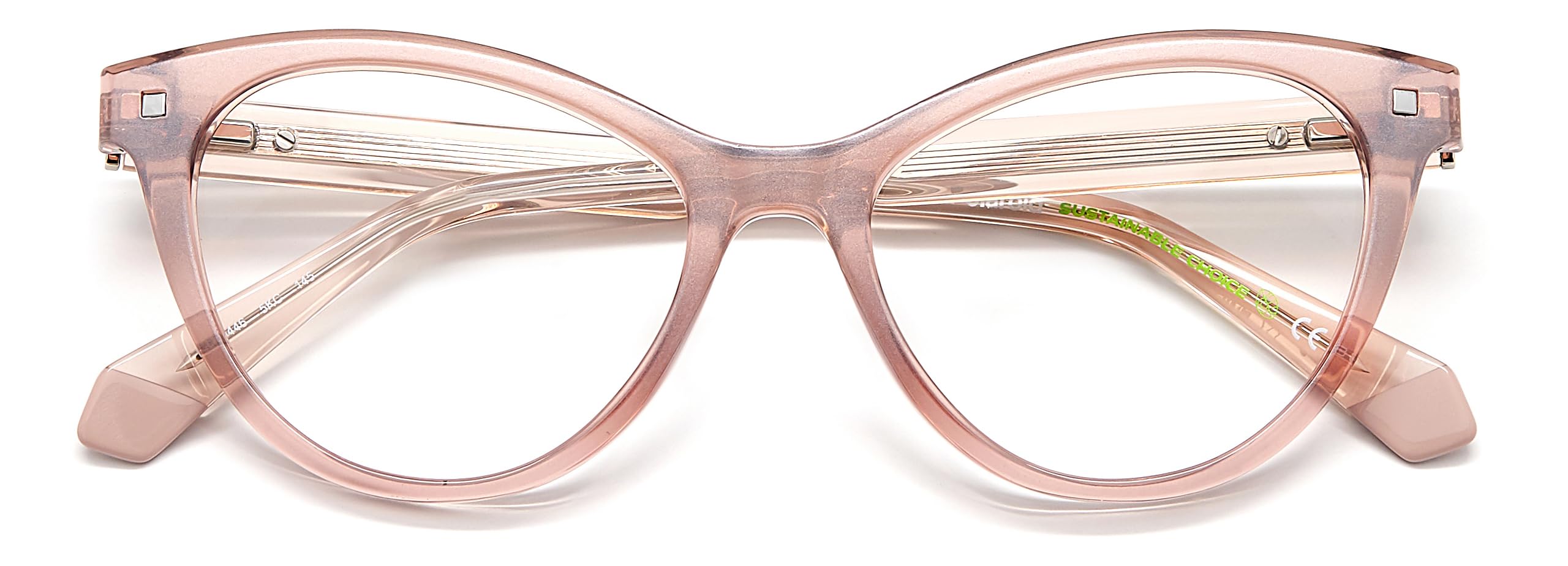 Foto 5 pulgar | Gafas De Sol Polaroid Pld D446 Cat Eye Para Mujer, Color Rosa Perla - Venta Internacional.