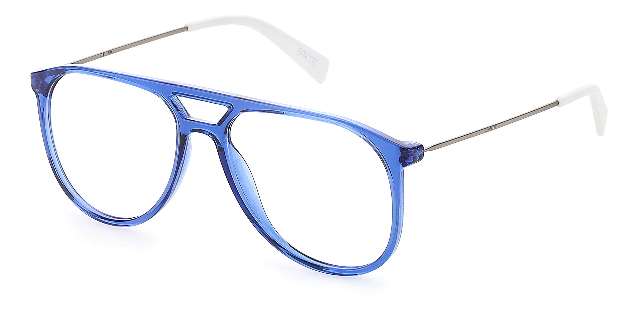Foto 1 | Montura De Gafas Levi's Lv 1000 Pilot Azul Blanco 55 Mm - Venta Internacional.
