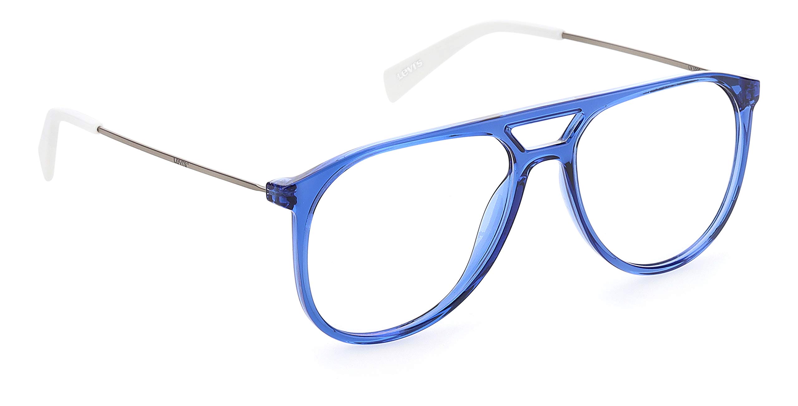 Foto 2 | Montura De Gafas Levi's Lv 1000 Pilot Azul Blanco 55 Mm - Venta Internacional.