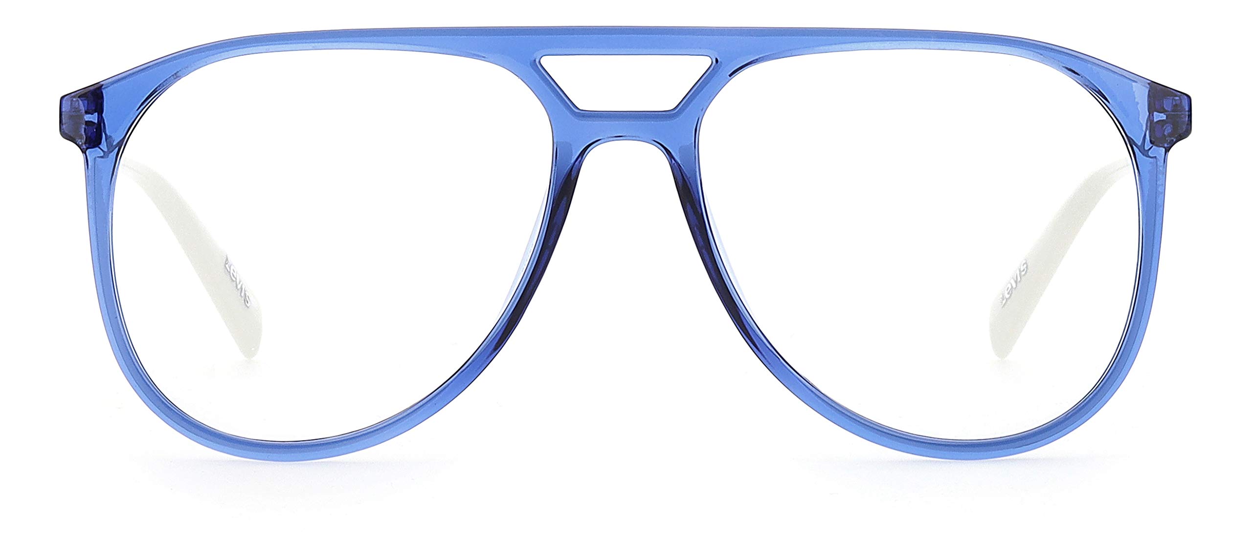 Foto 3 | Montura De Gafas Levi's Lv 1000 Pilot Azul Blanco 55 Mm - Venta Internacional.
