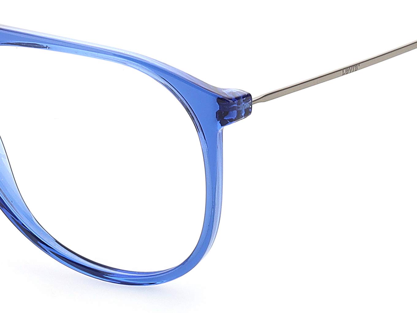Foto 4 | Montura De Gafas Levi's Lv 1000 Pilot Azul Blanco 55 Mm - Venta Internacional.