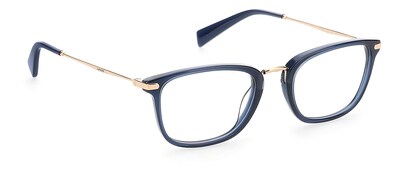 Foto 2 | Montura De Gafas Levi's Lv 5007 Cuadrada Azul 52 Mm - Venta Internacional.
