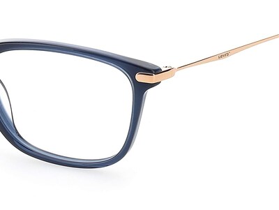 Foto 4 | Montura De Gafas Levi's Lv 5007 Cuadrada Azul 52 Mm - Venta Internacional.