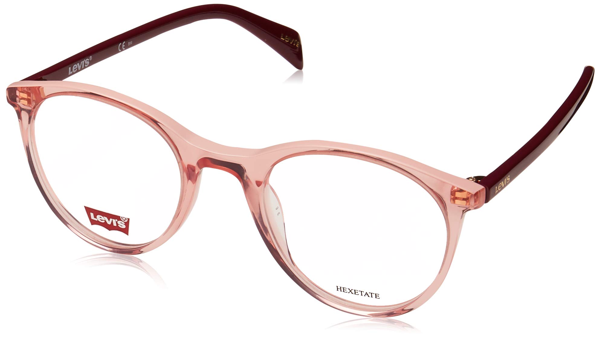 Foto 2 pulgar | Montura De Gafas Graduadas Levi's Lv 1005, Unisex, Rosa - Venta Internacional.