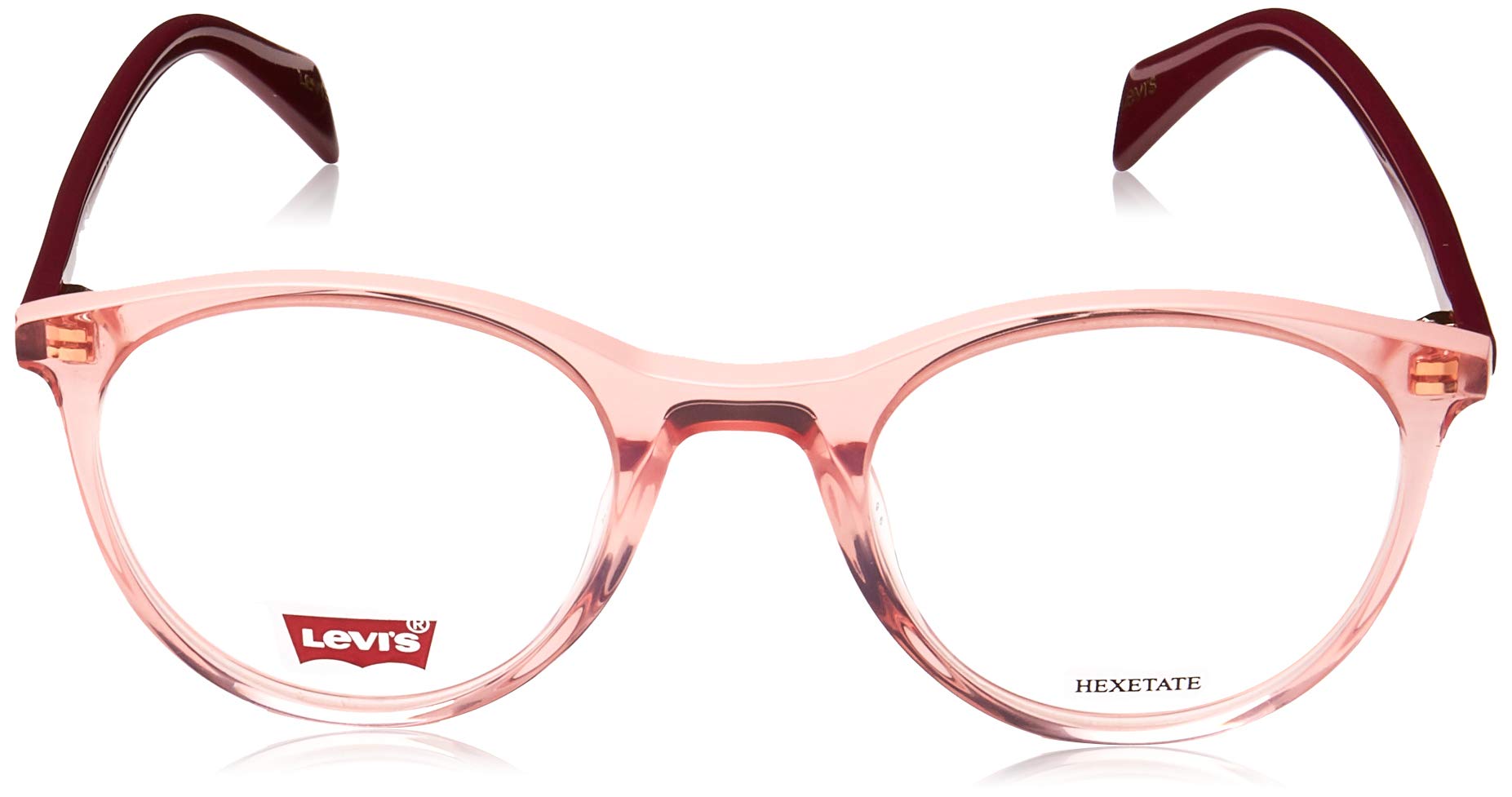 Foto 3 pulgar | Montura De Gafas Graduadas Levi's Lv 1005, Unisex, Rosa - Venta Internacional.