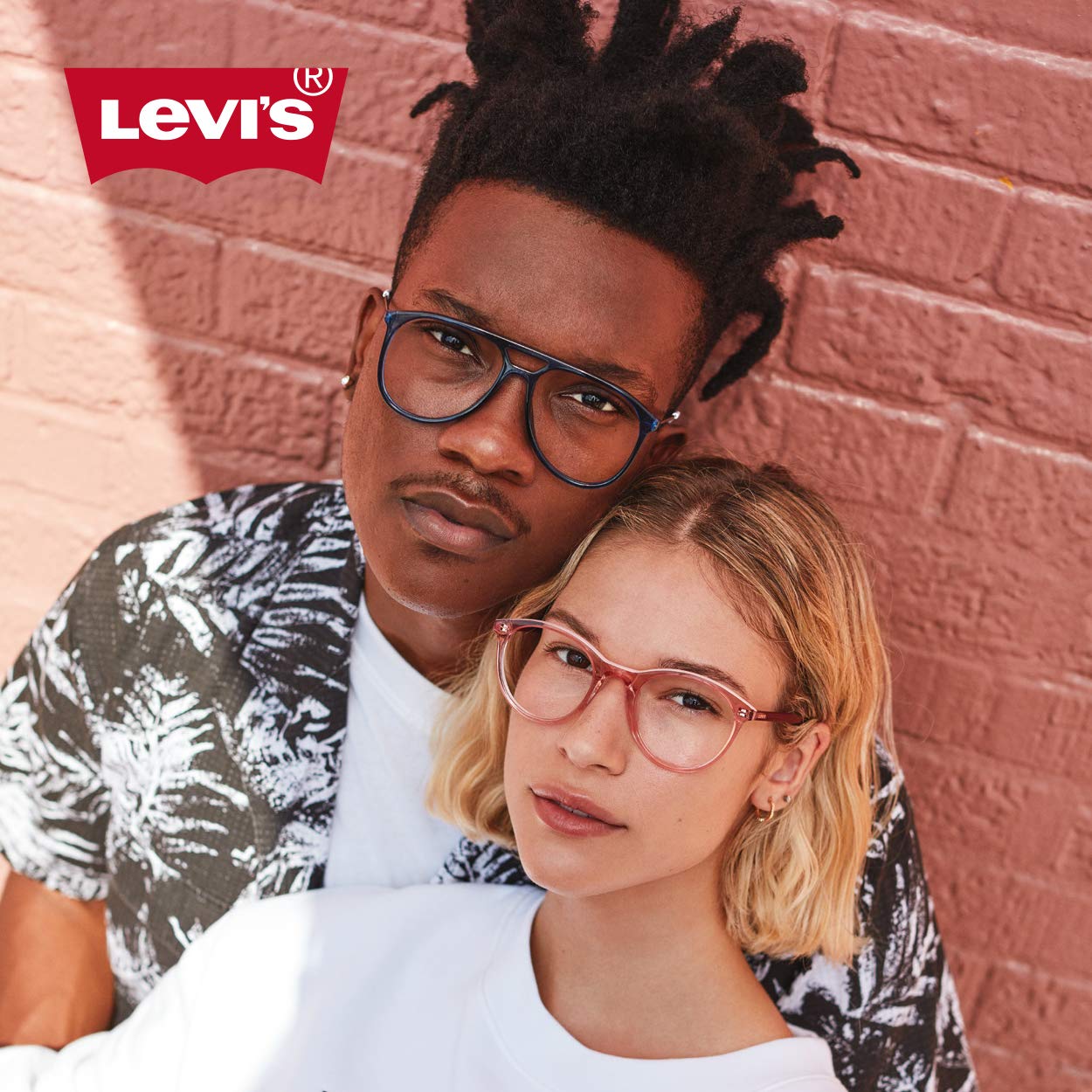 Foto 6 pulgar | Montura De Gafas Graduadas Levi's Lv 1005, Unisex, Rosa - Venta Internacional.