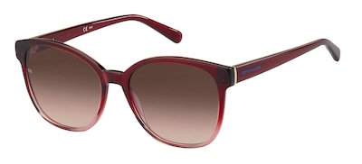 Foto 1 | Lentes de Sol para Mujer Tommy Hilfiger Rojos - Venta Internacional