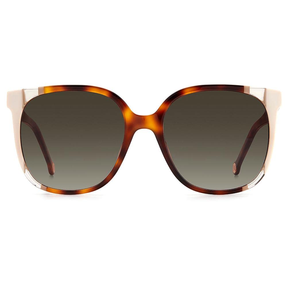 Foto 3 pulgar | Gafas De Sol Carolina Herrera Ch 0062/s Havana Ivory Para Mujer - Venta Internacional.