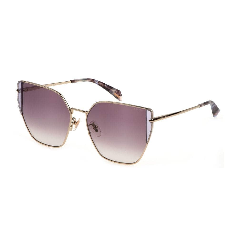 Foto 2 pulgar | Gafas De Sol Police Spll38 Shiny Light Gold Para Mujer - Venta Internacional.