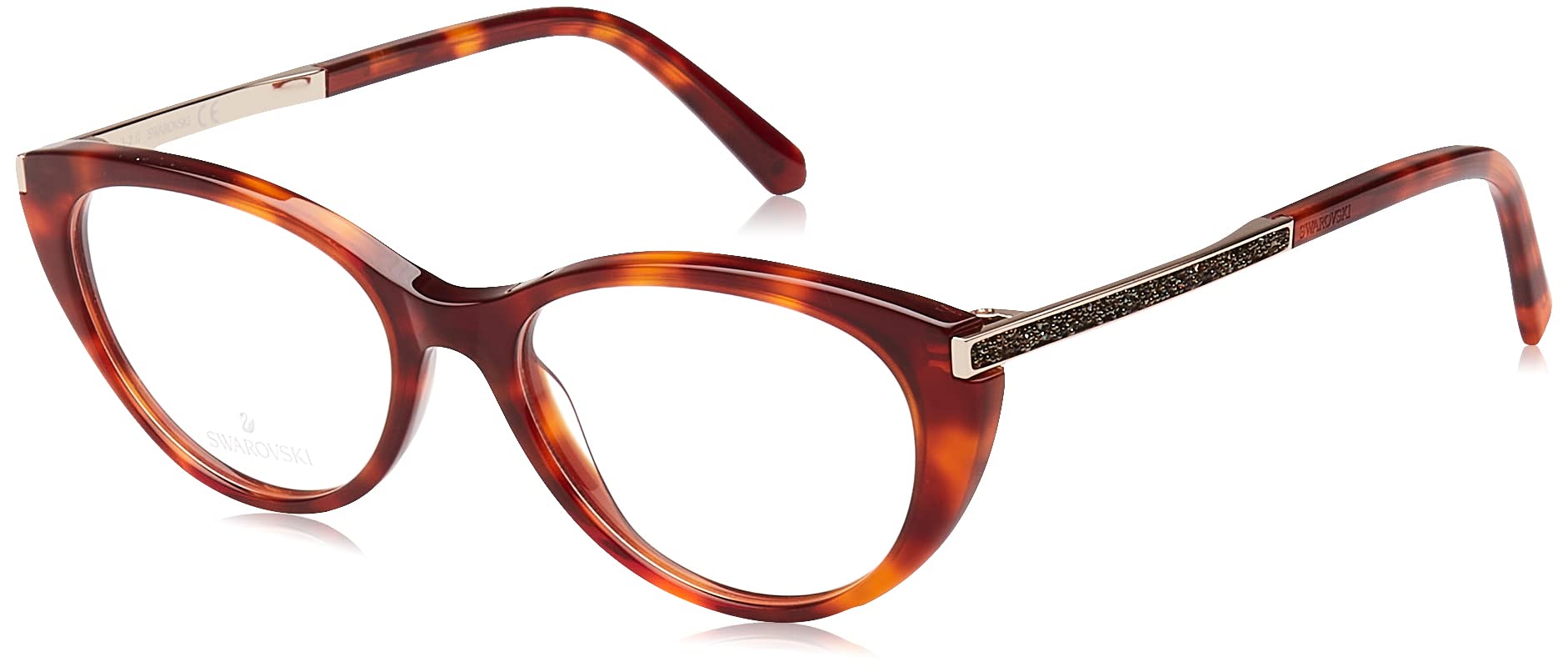 Foto 2 pulgar | Gafas Swarovski Sk5413 View Para Mujer Dark Havana - 51 Mm - Venta Internacional.