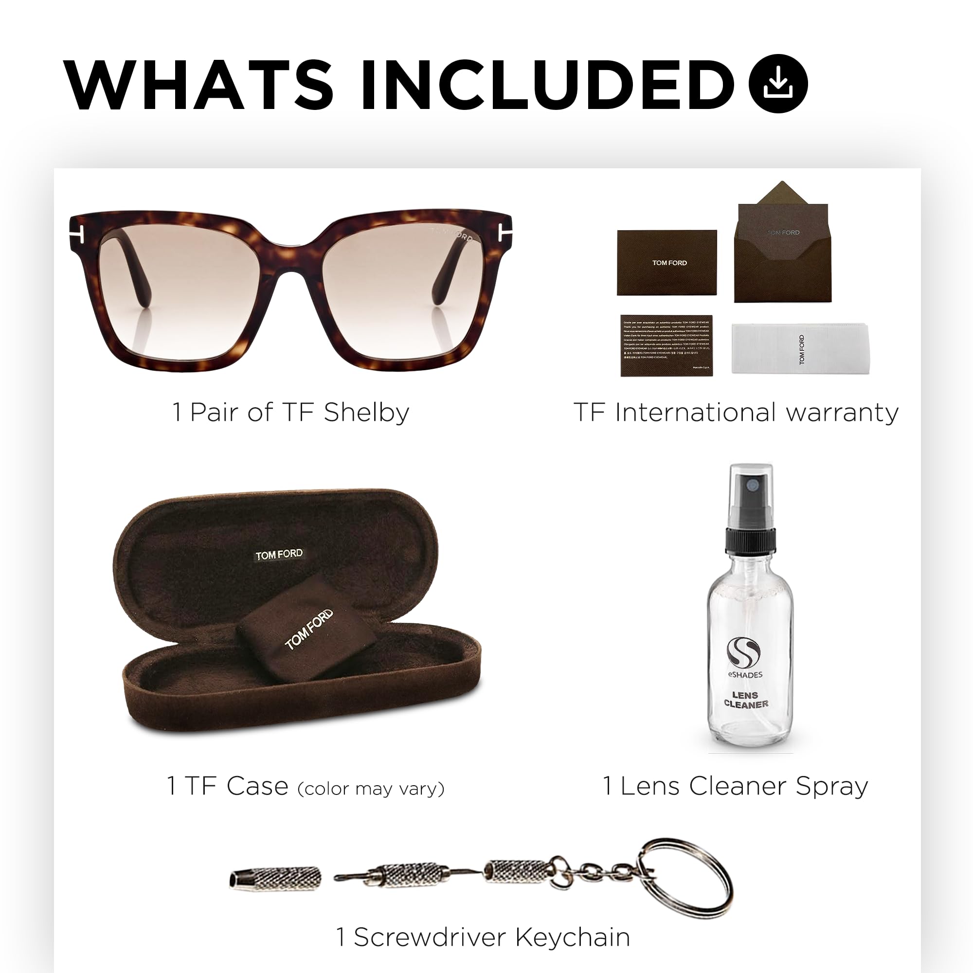 Foto 4 pulgar | Gafas De Sol Tom Ford Ft0952 Selby Con Forma Cuadrada De 55 Mm - Venta Internacional.