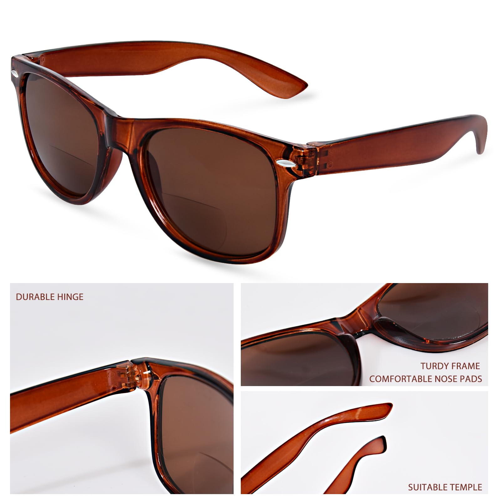 Foto 5 pulgar | Gafas De Sol Bifocales Fonhcoo Classic Sunglasses Readers Uv400 - Venta Internacional.