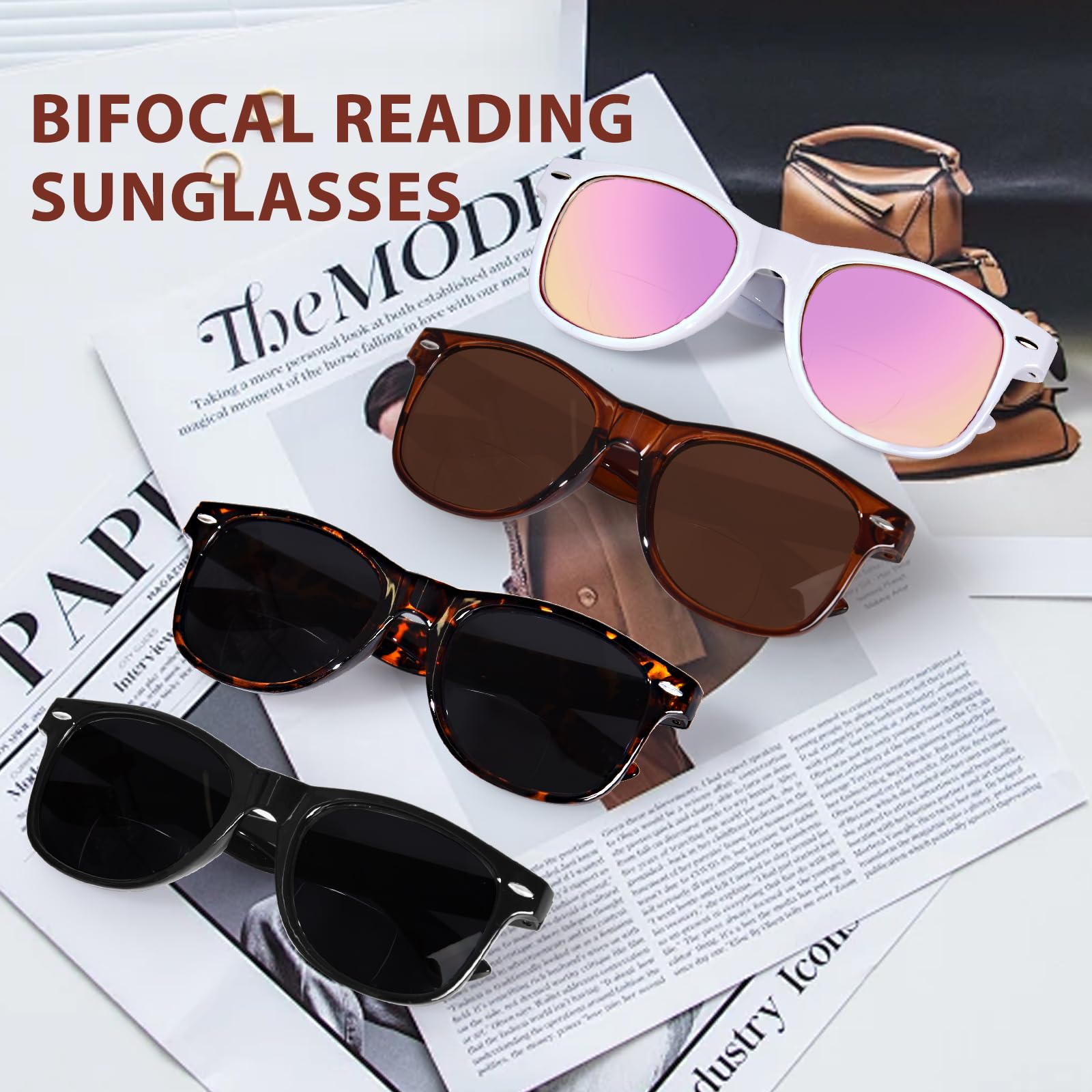 Foto 6 pulgar | Gafas De Sol Bifocales Fonhcoo Classic Sunglasses Readers Uv400 - Venta Internacional.