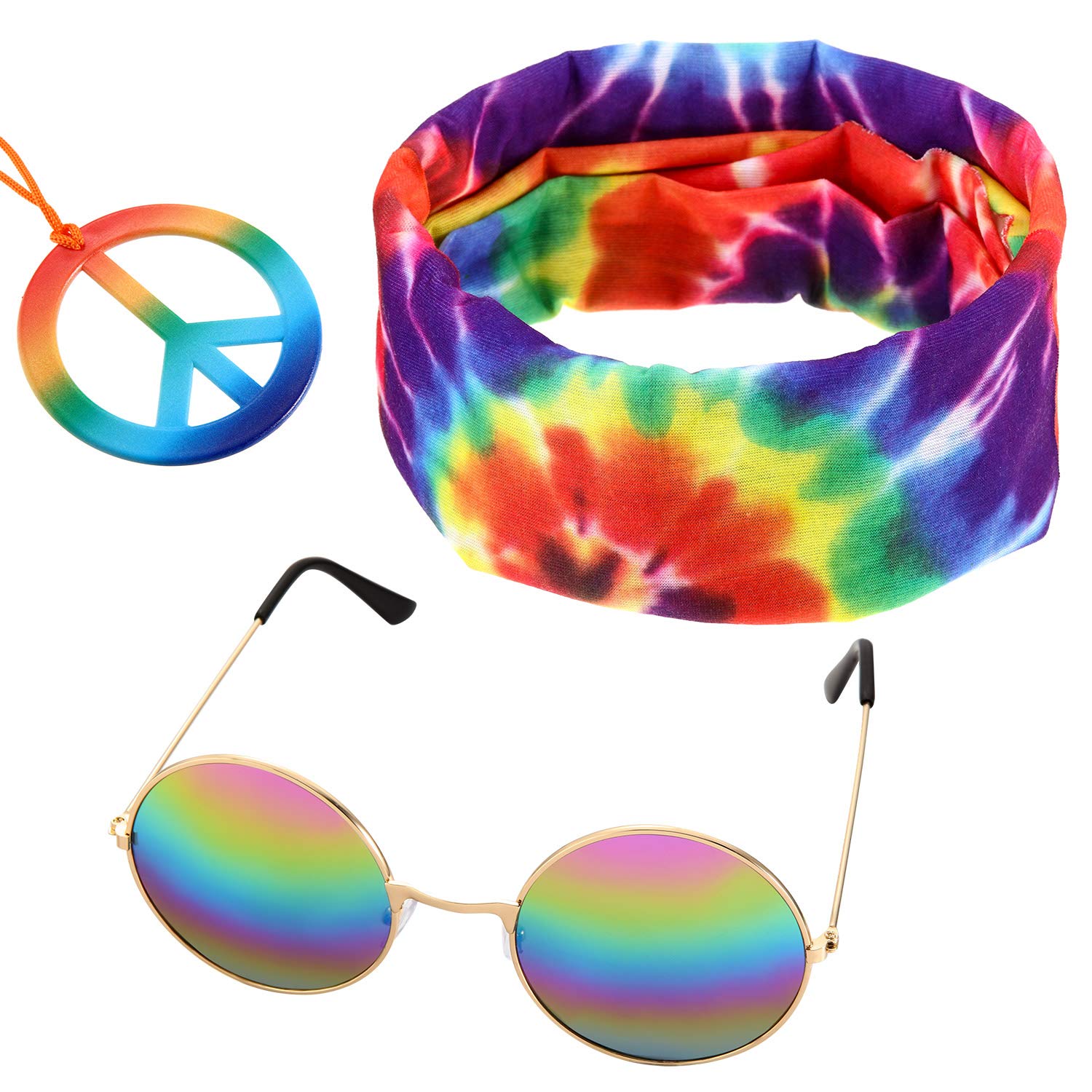 Foto 6 pulgar | Set De Accesorios Hippie Frienda 70s Rainbow Para Adolescentes - Venta Internacional.