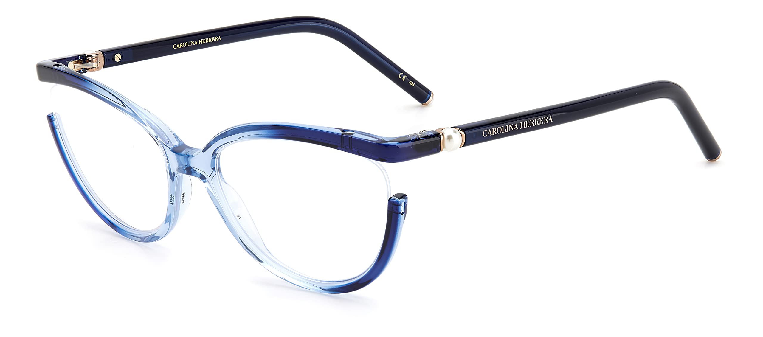Gafas Graduadas Carolina Herrera Ch/0005 Ags Para Mujer, Azul Celeste - Venta Internacional.
