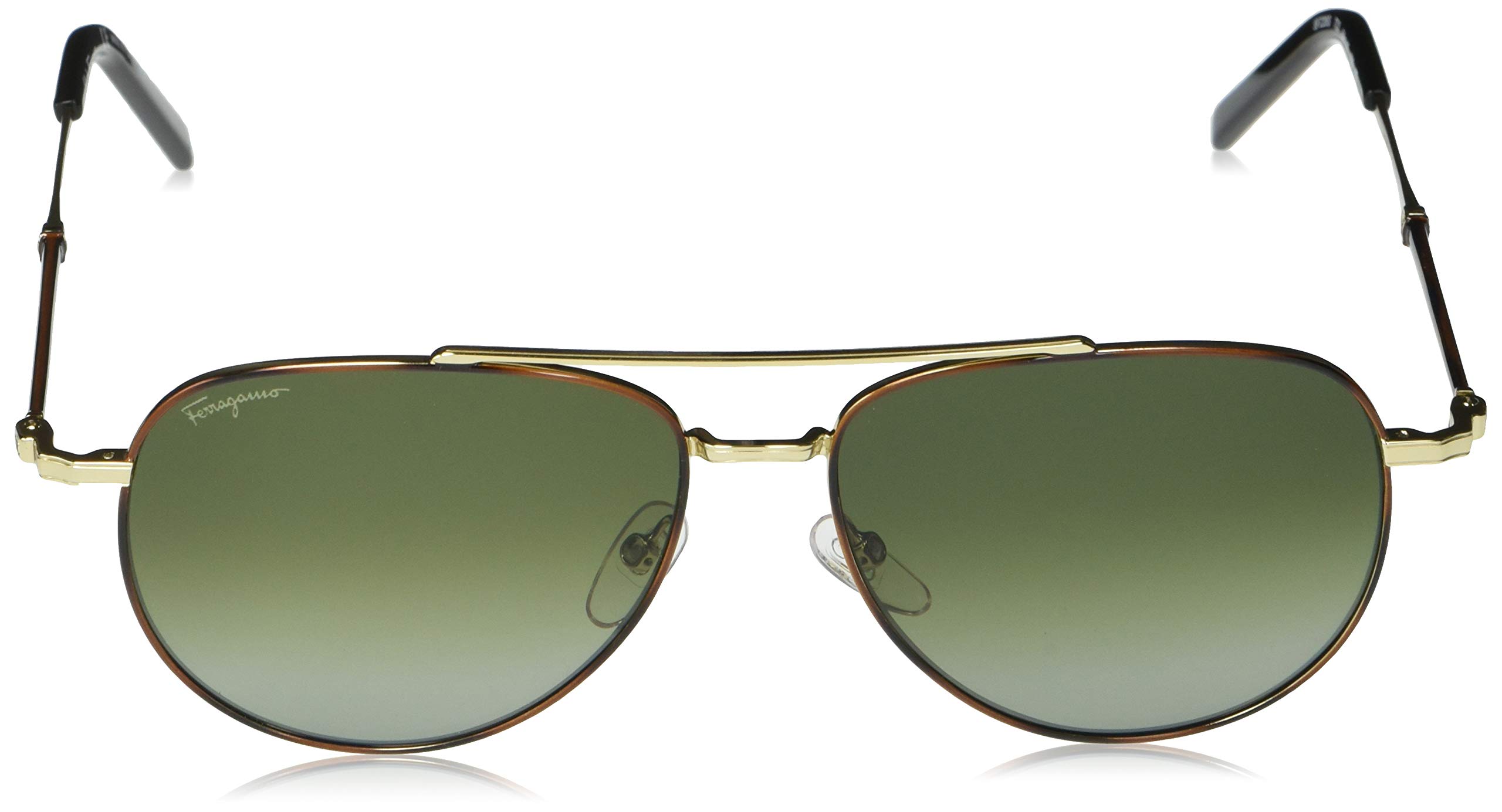 Foto 3 pulgar | Gafas De Sol Salvatore Ferragamo Sf226sm Tortoise/gold Green - Venta Internacional.