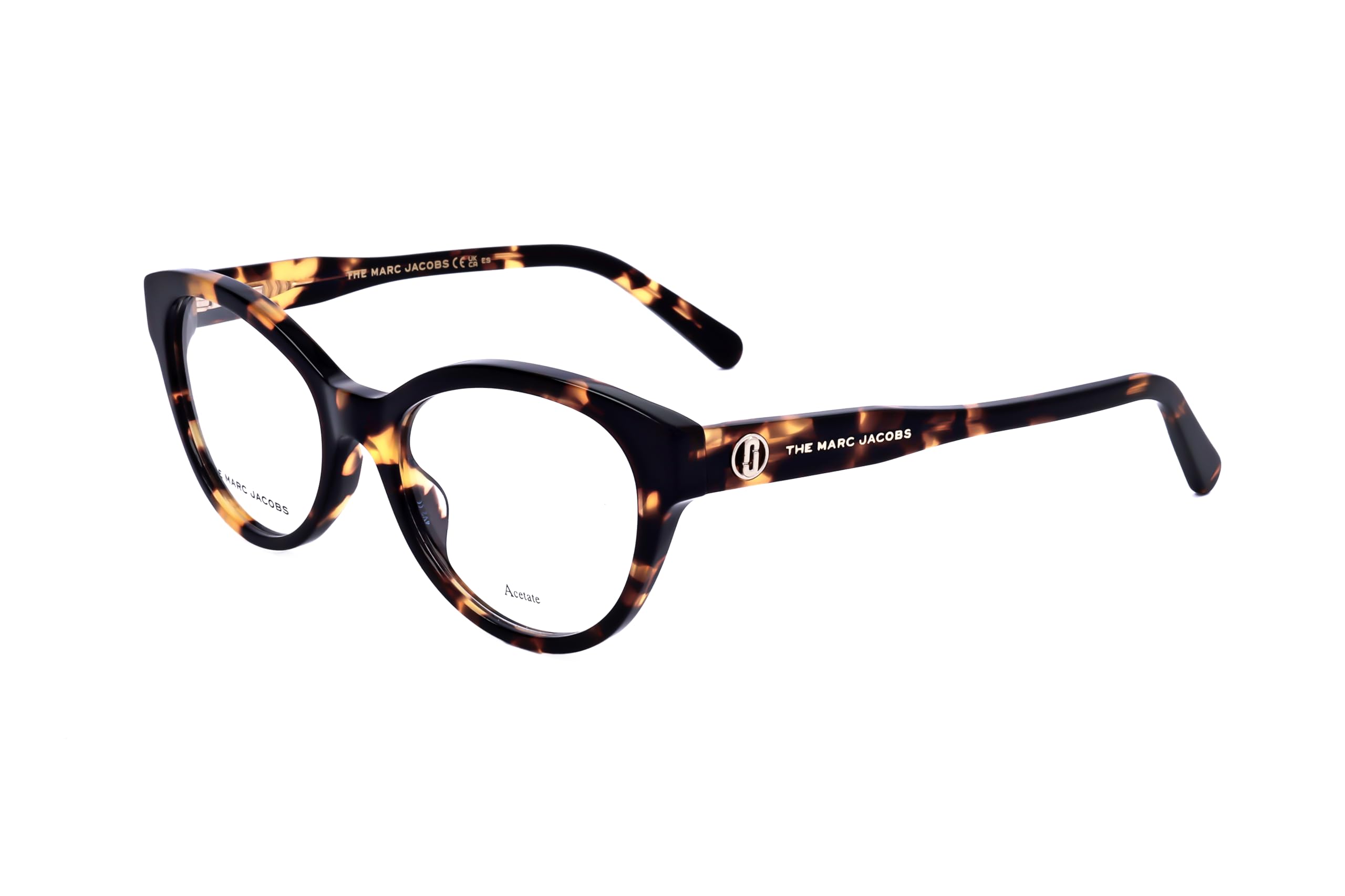 Foto 2 pulgar | Gafas Marc Jacobs Modern Redondas/ovaladas Para Mujer 52 Mm Havana - Venta Internacional.