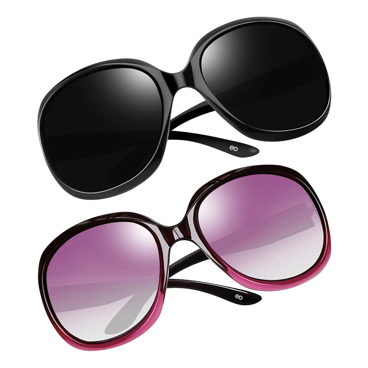 Foto 2 pulgar | Lentes De Sol Mujer Polarizados Dama Grandes Uv400 Eo Safe Imports Esi-19746 Multicolor