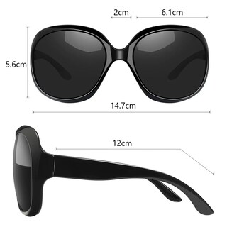 Foto 3 | Lentes De Sol Polarizados Uv400 Grandes Eo Safe Imports Esi-19709 Negro