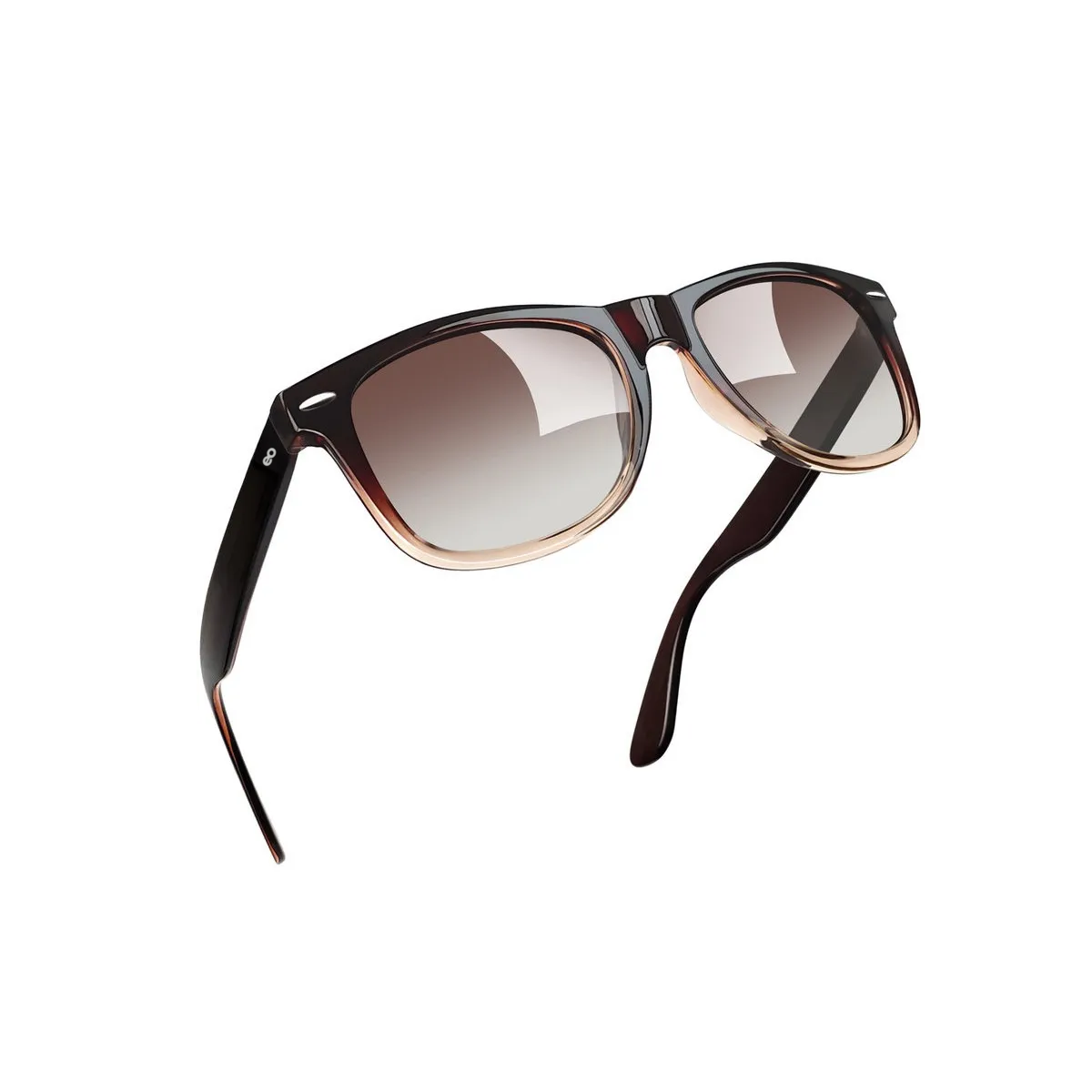 Foto 2 pulgar | Lentes De Sol Diseño Degradado Eo Safe Imports Esi-19713 Marron