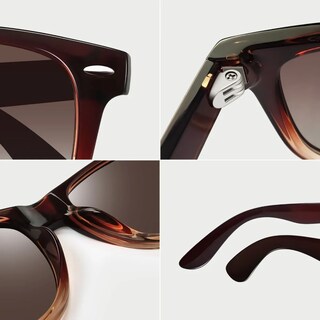 Foto 2 | Lentes De Sol Diseño Degradado Eo Safe Imports Esi-19713 Marron