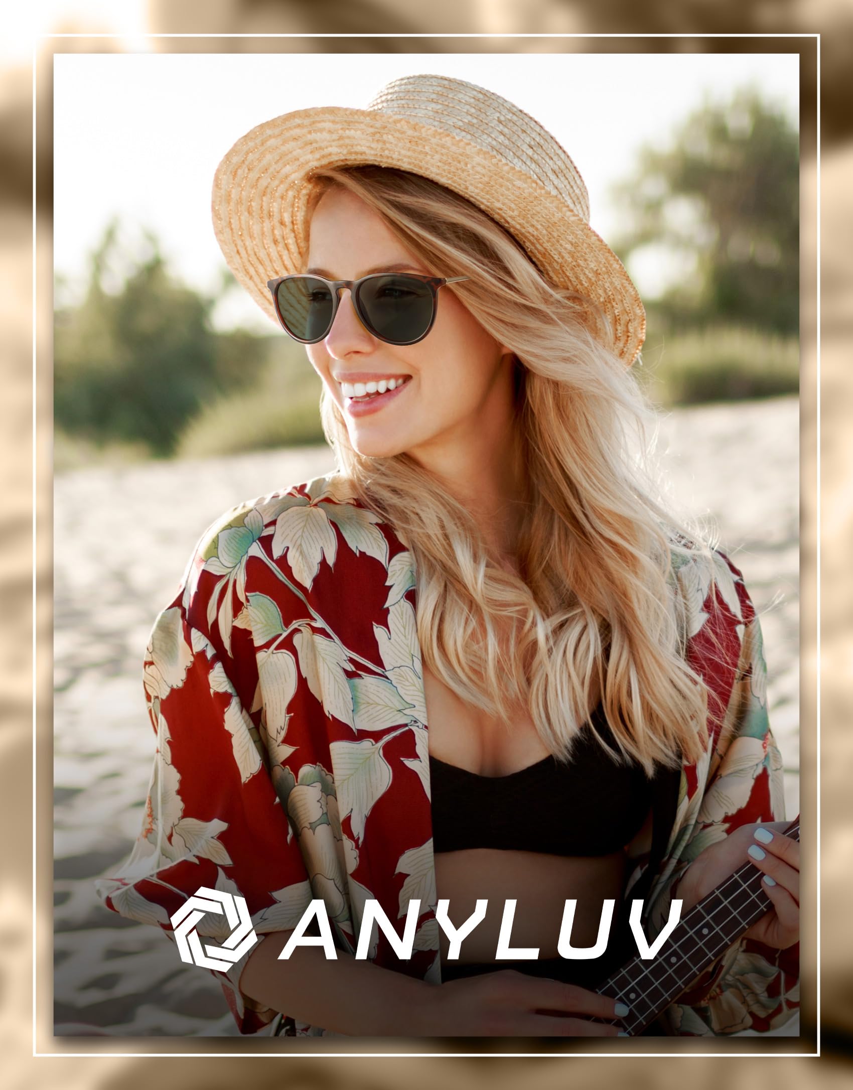 Foto 3 pulgar | Gafas De Sol Anyluv Para Mujer Polarizadas Con Protección Uv400 - Venta Internacional.