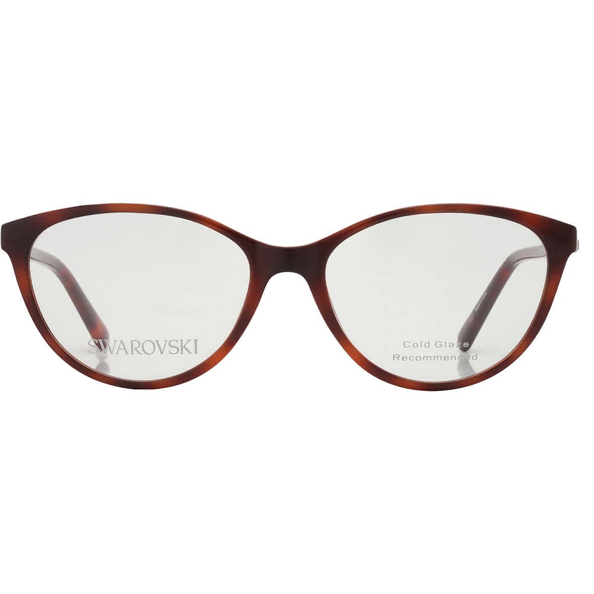 Foto 1 | Gafas Swarovski Sk5415 052 Ovaladas 53 Mm Habana/oro - Venta Internacional.