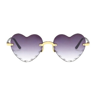 Foto 1 | Gafas De Sol Huoguo Unisex En Forma De Corazón Sin Marco A La Moda - Venta Internacional.