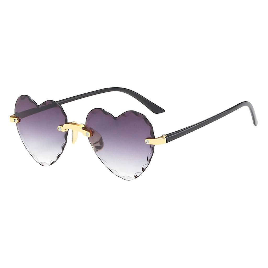 Foto 3 pulgar | Gafas De Sol Huoguo  Unisex  En Forma De Corazón  Sin Marco  A La Moda - Venta Internacional.