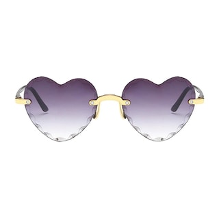 Foto 1 | Gafas De Sol Huoguo Unisex En Forma De Corazón Sin Marco A La Moda - Venta Internacional.