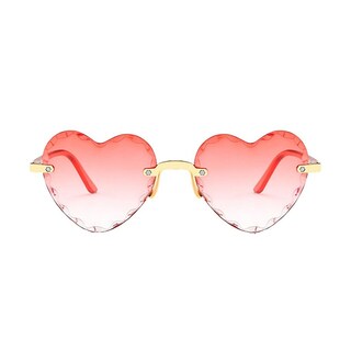 Foto 1 | Gafas De Sol Huoguo Unisex En Forma De Corazón Sin Marco A La Moda - Venta Internacional.