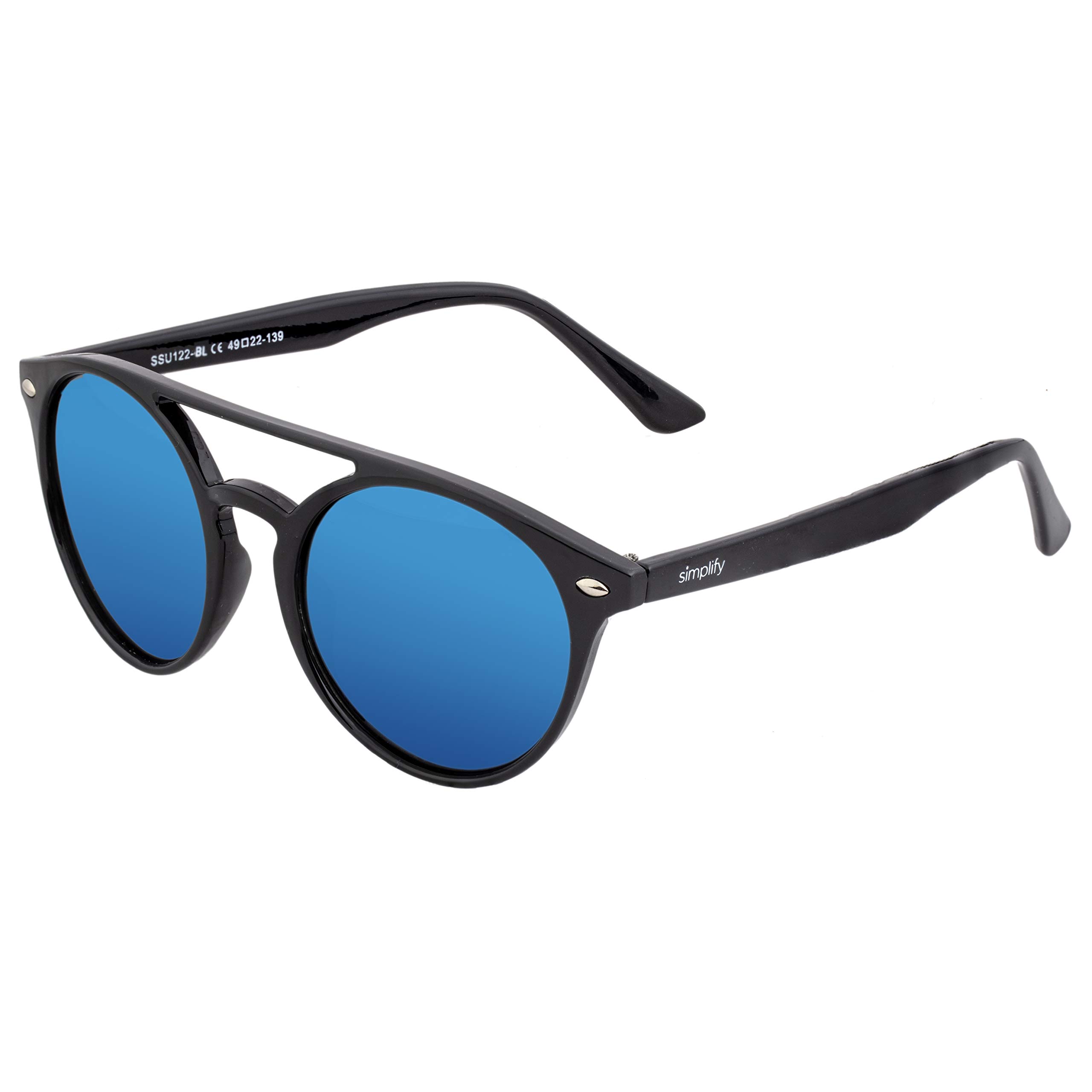 Foto 3 pulgar | Gafas De Sol Simplify Ssu122-bl Unisex Cat Eye Negras - Venta Internacional.