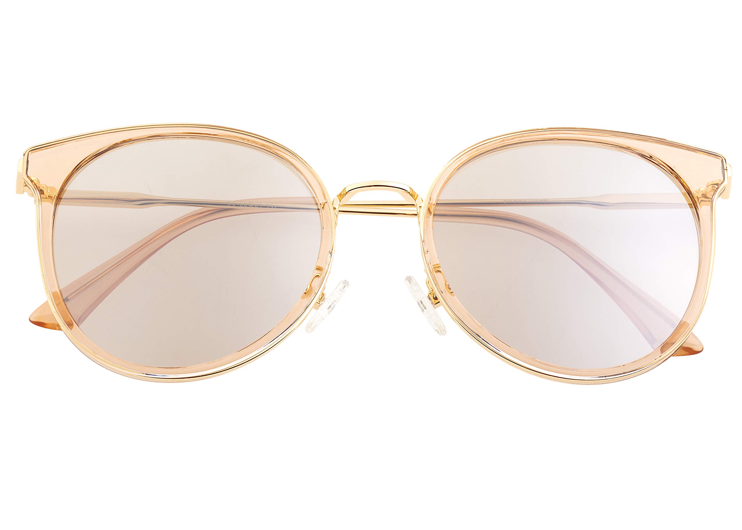 Foto 1 | Gafas De Sol Bertha Brsbr040pk Con Forma De Ojo De Gato Con Montura Metálica Polarizadas - Venta Internacional.