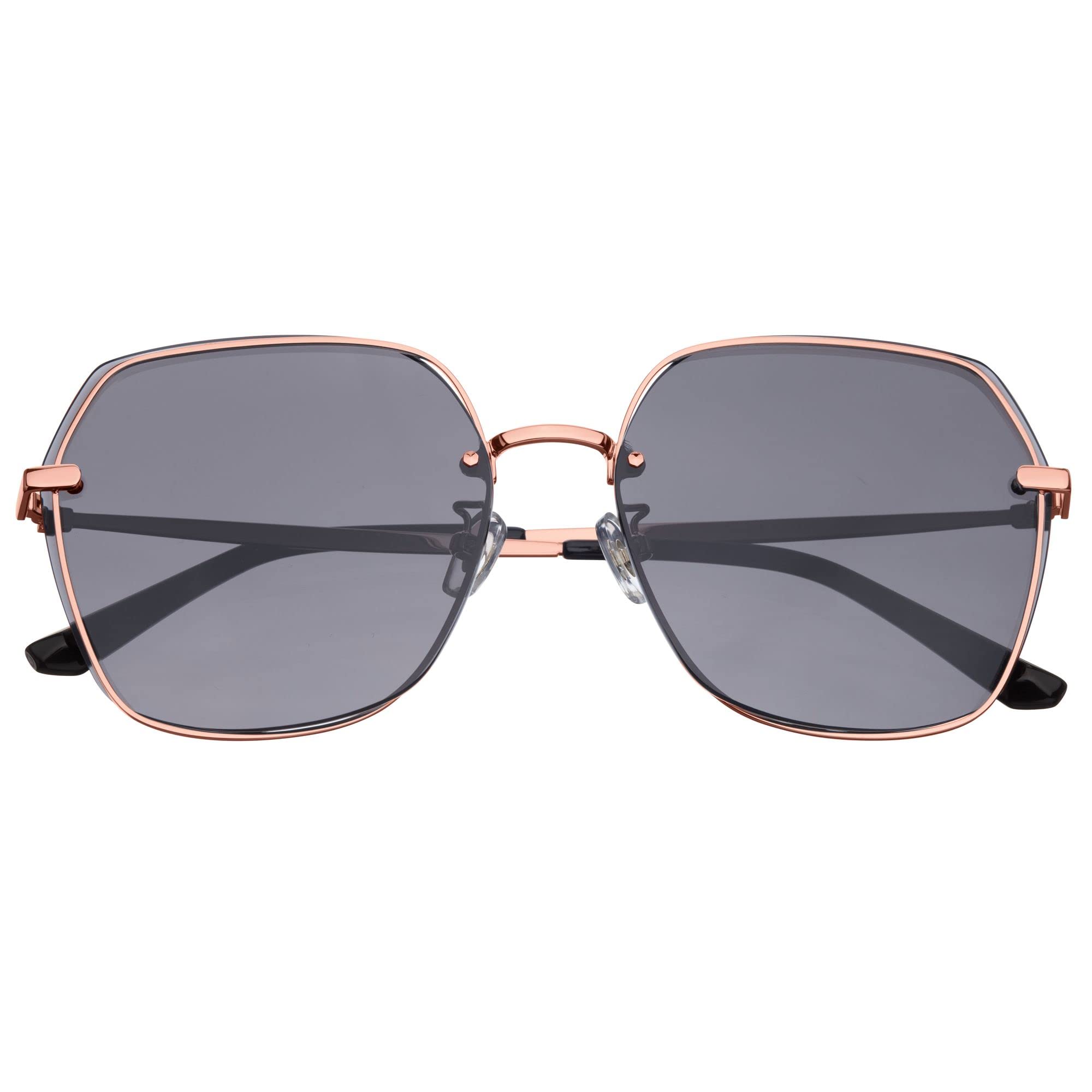 Foto 1 | Gafas De Sol Bertha Renata Con Montura En Oro Rosa/lente Negra De 61 Mm - Venta Internacional.
