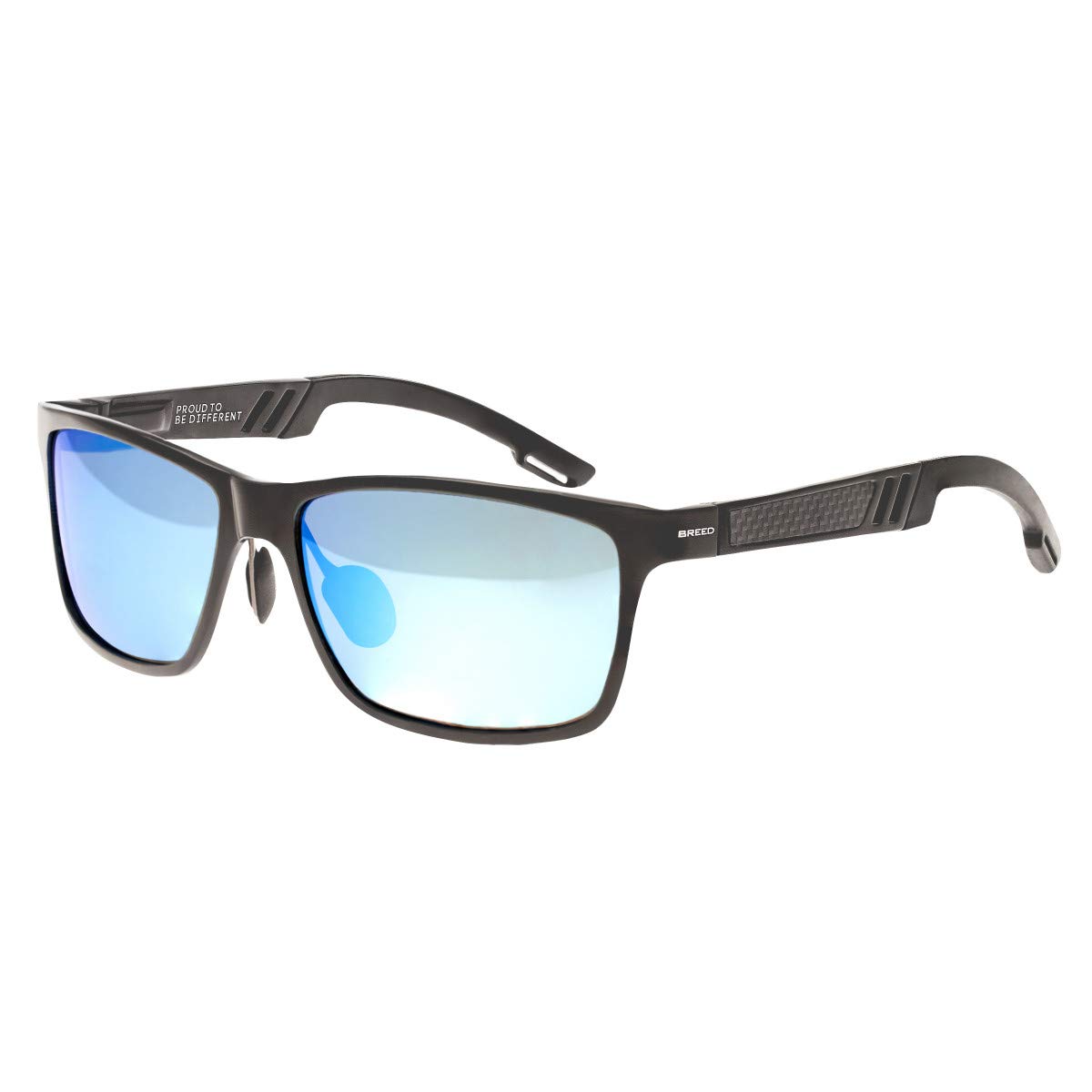 Foto 2 | Gafas De Sol Breed Pyxis Titanium Gunmetal/blue Lens Blue - Venta Internacional.