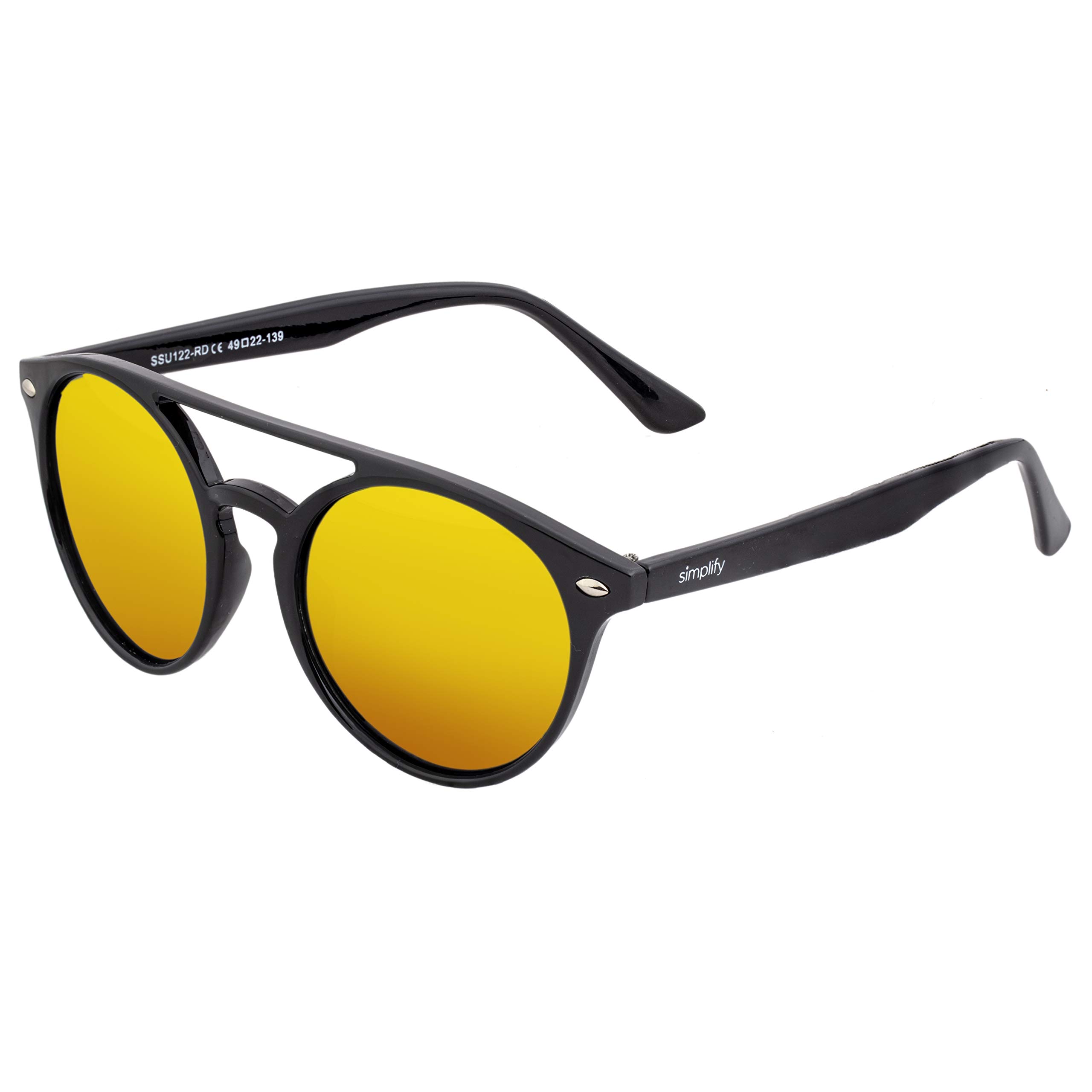 Foto 2 | Gafas De Sol Simplify Ssu122-rd Unisex Color Negro Ojo De Gato - Venta Internacional.