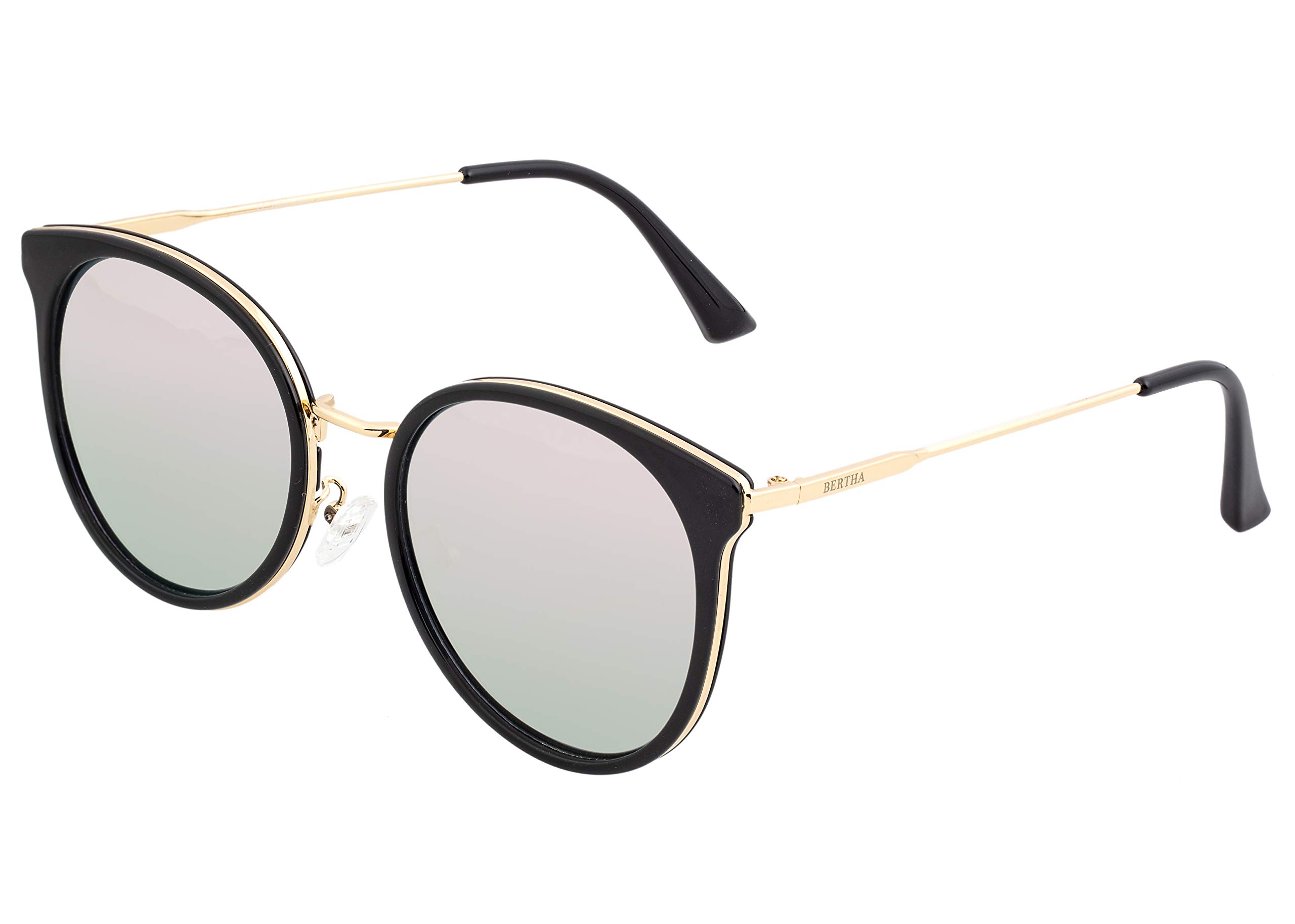 Foto 2 | Gafas De Sol Bertha Brsbr040rg Con Forma De Ojo De Gato  Montura Metálica  Polarizadas - Venta Internacional.