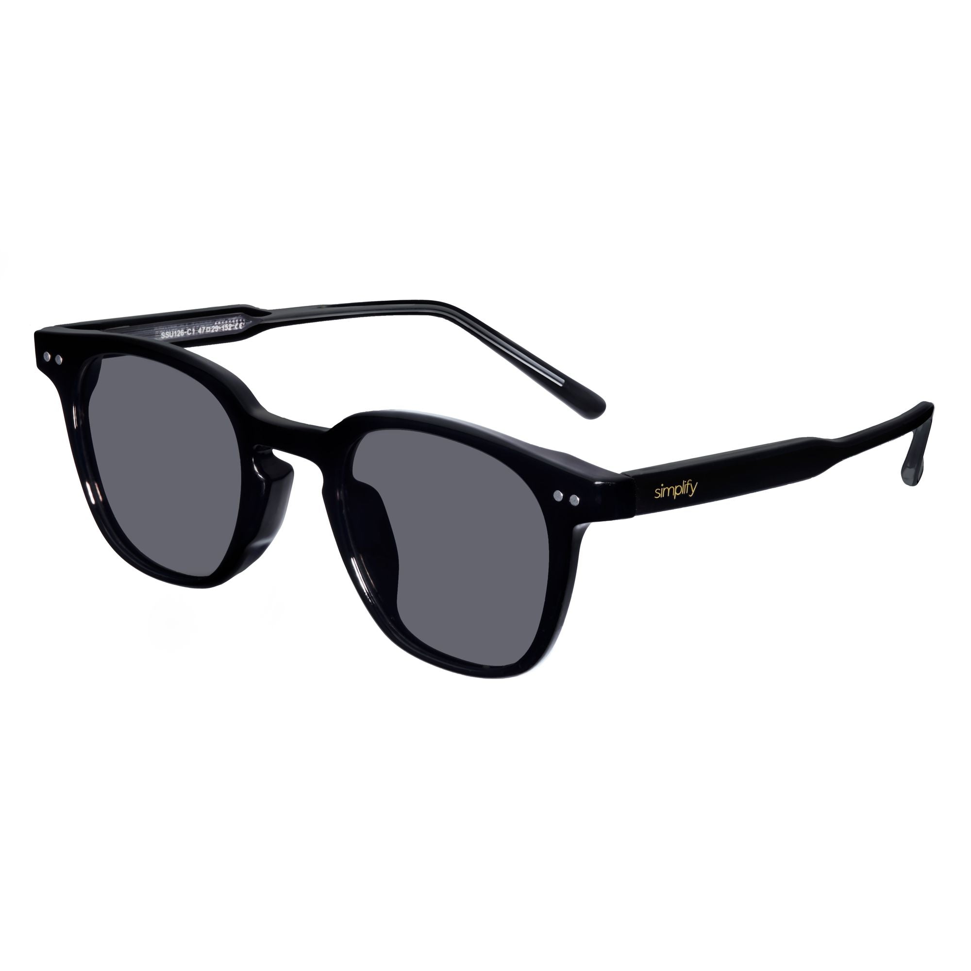 Foto 1 | Gafas De Sol Simplify Alexander Polarized Negro/negro - Venta Internacional.