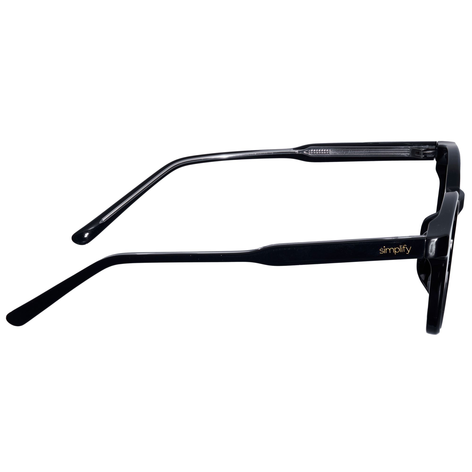 Foto 3 | Gafas De Sol Simplify Alexander Polarized Negro/negro - Venta Internacional.