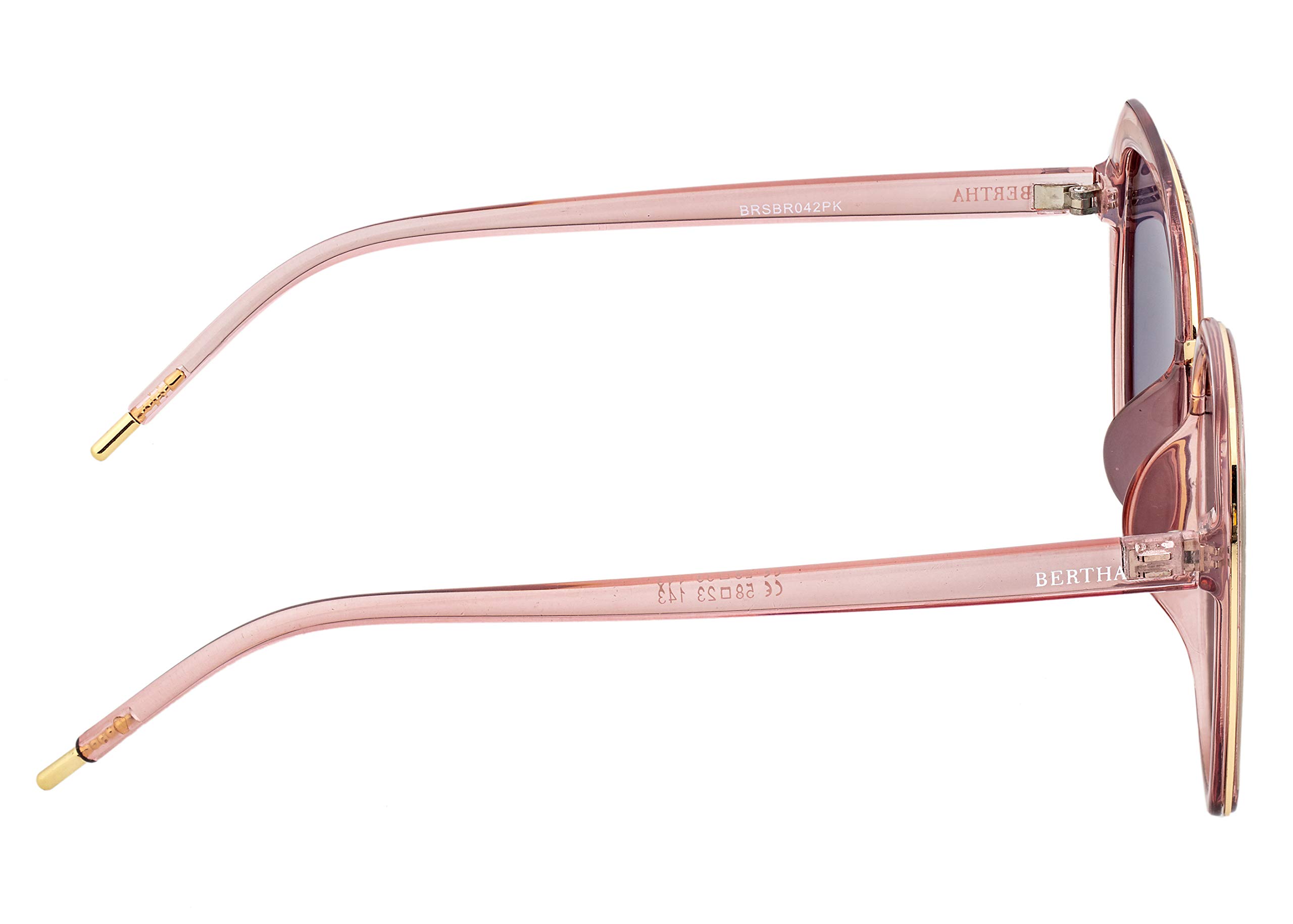 Foto 3 | Gafas De Sol Bertha Jade Gold Tone Square Para Mujer - Venta Internacional.