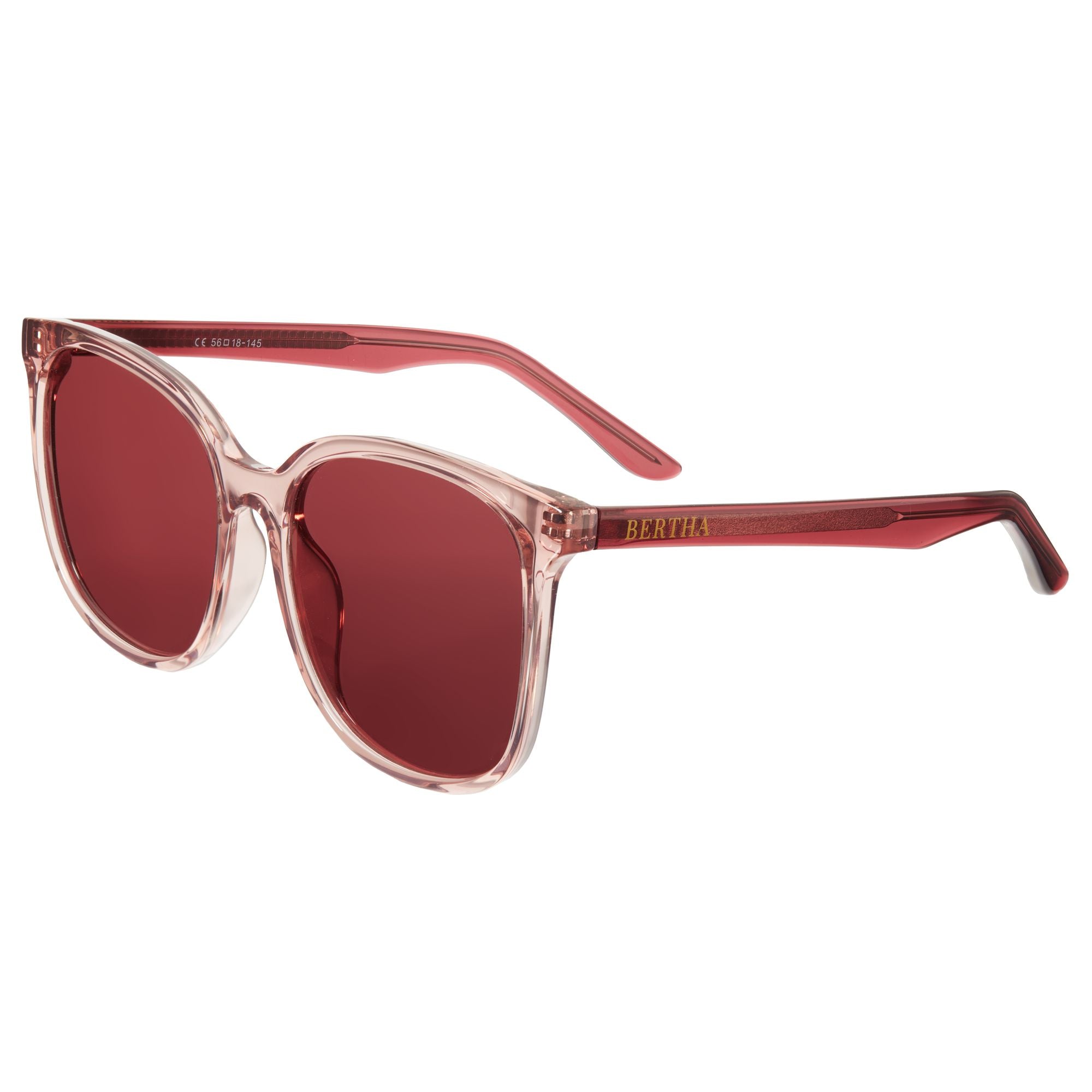 Foto 8 pulgar | Gafas De Sol Bertha Avery Polarized  Transparentes Y Marrones - Venta Internacional.