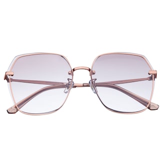 Foto 1 | Gafas De Sol Bertha Renata Con Montura En Oro Rosa/lente Rosa De 61 Mm Para Mujer - Venta Internacional.