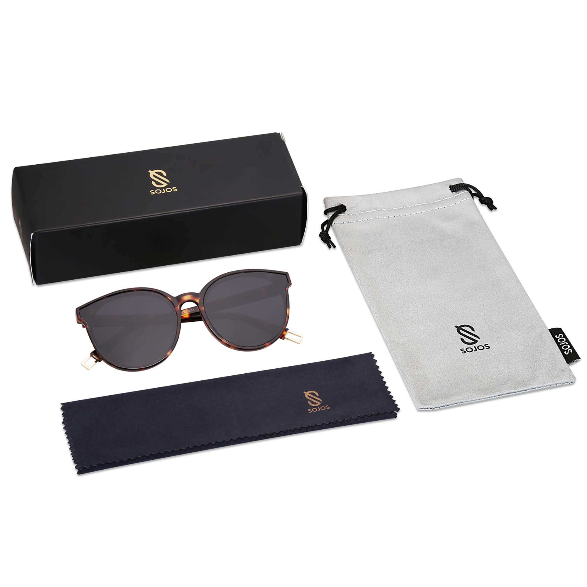 Foto 6 | Gafas De Sol Sojos Oversized Round Uv400 Para Mujer Y Hombre - Venta Internacional.